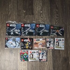SOLD on eBay!! Lego Star Wars Lego Minifigures New In Bags Lot Of 12